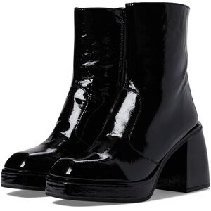 NEW Free People Ruby Shine Platform Boot Black Patent Leather Size US 5.5/36 UK